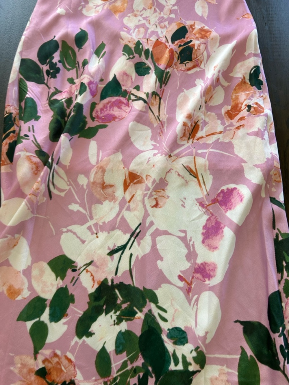 Hello Molly feeling moody maxi dress in pink floral print hater neck - Picture 12 of 16